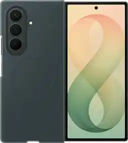Coolblue Samsung Galaxy Z Fold 8 Ultra Back Cover Silicone avec Aimant Vert aanbieding