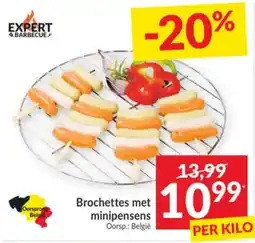 Intermarché Brochettes met minipensens aanbieding