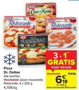 Carrefour Pizza Dr. Oetker aanbieding