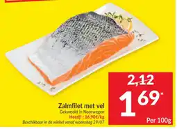 Intermarché Zalmfilet met vel aanbieding
