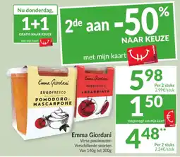 Intermarché Emma Giordani verse pastasauzen aanbieding