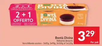 Intermarché Bontà Divina Italiaanse desserts aanbieding