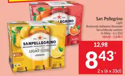 Intermarché San pellegrino light aanbieding