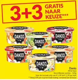 Intermarché Danio verse kaas aanbieding