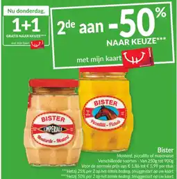 Intermarché Bister mosterd aanbieding