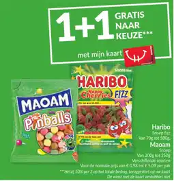 Intermarché Haribo snoep fizz aanbieding