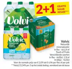Intermarché Volvic Natuurlijk mineraalwater aanbieding