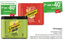Intermarché Schweppes Fruit aanbieding