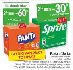 Intermarché Fanta of Sprite aanbieding