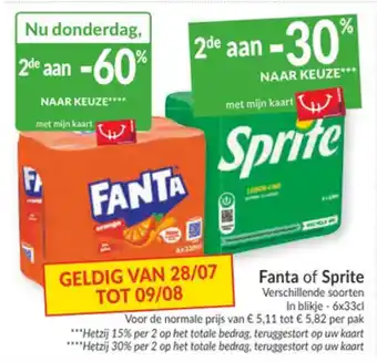 Intermarché Fanta of Sprite aanbieding