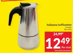 Intermarché Italiaanse koffiezetters aanbieding