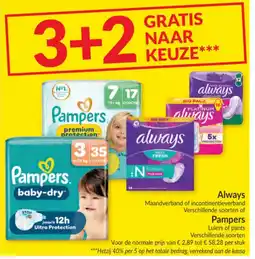 Intermarché Always luiers of pants aanbieding