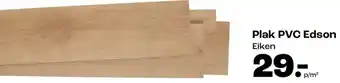 Kwantum Plak PVC Edson Eiken aanbieding