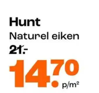 Kwantum Hunt Naturel eiken aanbieding