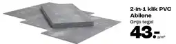 Kwantum 2-in-1 klik pvc abilene aanbieding