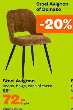 Kwantum Stoel Avignon aanbieding