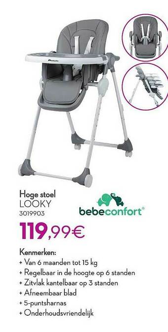 Cora Bebeconfort Hoge Stoel Looky aanbieding