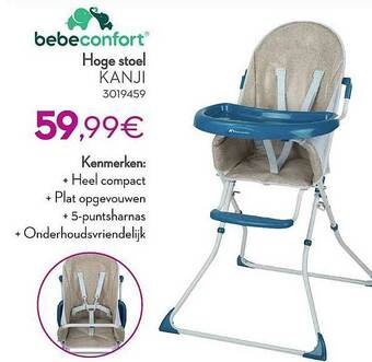 Cora Bebeconfort Hoge Stoel Kanji aanbieding