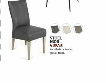 Crack Stoel Igor aanbieding