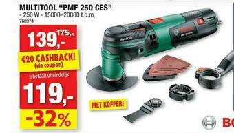 Hubo Multitool aanbieding