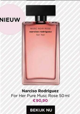 ICI PARIS XL Narciso Rodriguez For Her Pure Musc Rose aanbieding