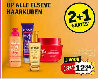 Kruidvat Elseve Haarkuren aanbieding