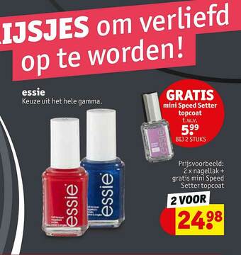 Kruidvat Essie Nagellak aanbieding