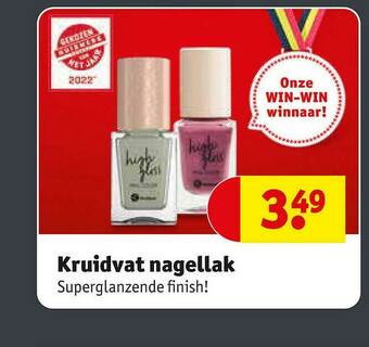Kruidvat Kruidvat Nagellak aanbieding