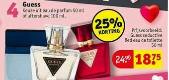 Kruidvat Guess Seductive Red Eau De Toilette aanbieding