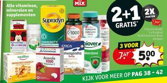 Kruidvat Vitaminen, Mineralen En Supplementen aanbieding