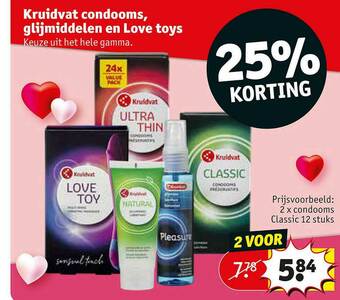 Kruidvat Kruidvat Condooms, Glijmiddelen En Love Toys aanbieding