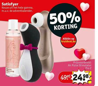 Kruidvat Satisfyer aanbieding
