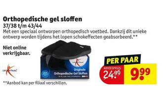 Kruidvat Orthopedische Gel Sloffen aanbieding