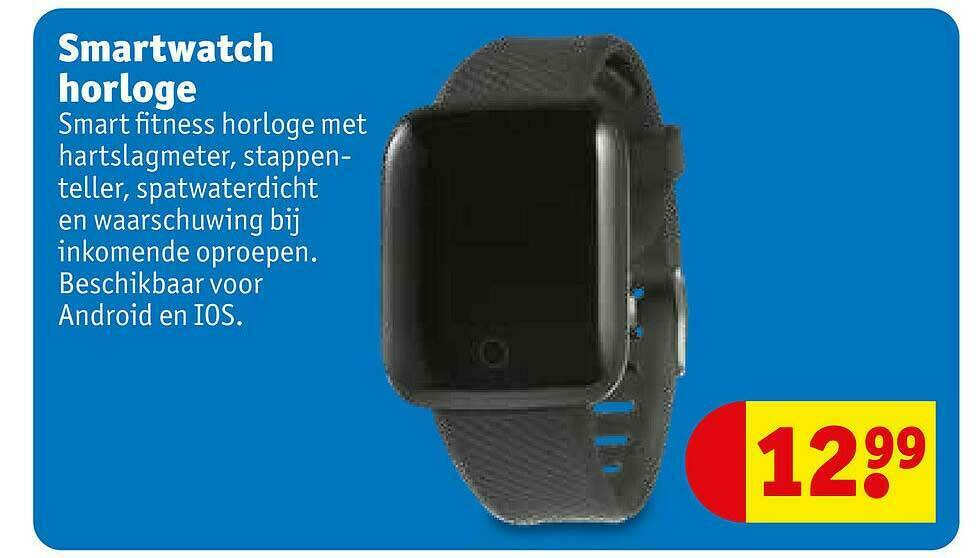 Smartwatch Horloge promotie bij Kruidvat