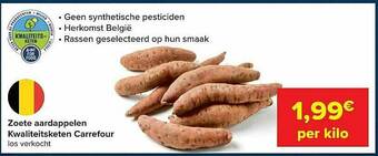Carrefour Zoete Aardappelen aanbieding