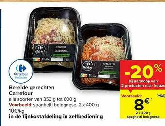 Carrefour Bereide Gerechten aanbieding
