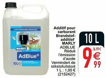 Cora Additif pour carburant brandstofadditief marly adblue aanbieding