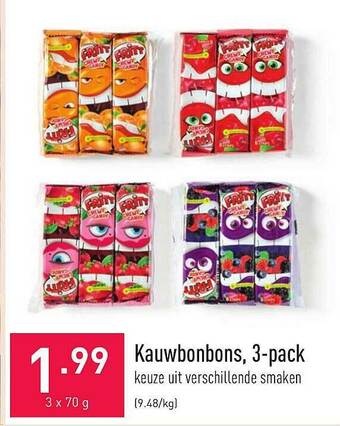 ALDI Kauwbonbons aanbieding