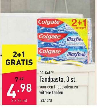 ALDI Tandpasta aanbieding