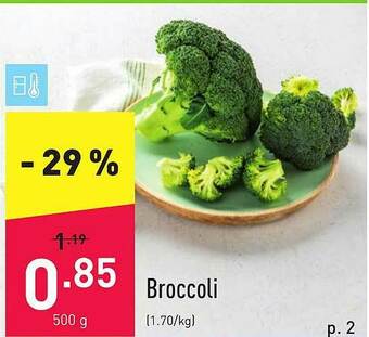 ALDI Broccoli aanbieding