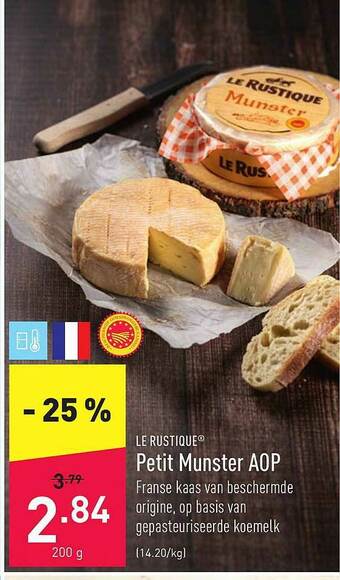 ALDI Petit Munster Aop aanbieding