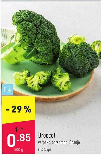 ALDI Broccoli aanbieding