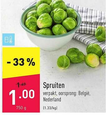 ALDI Spruiten aanbieding