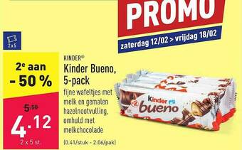 ALDI Kinder Bueno aanbieding
