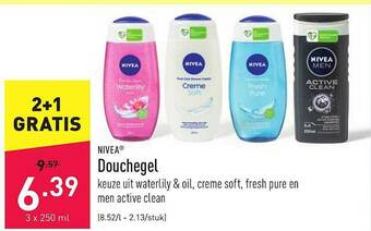 ALDI Nivea Douchegel aanbieding