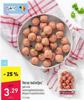 ALDI Verse Balletjes aanbieding