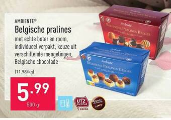 ALDI Belgische Pralines aanbieding