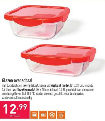 ALDI Glazen Ovenschaal aanbieding