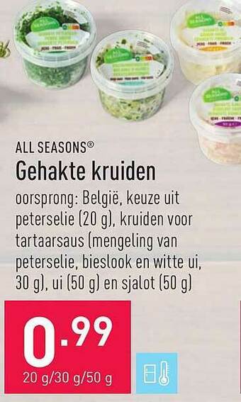 ALDI Gehakte Kruiden aanbieding