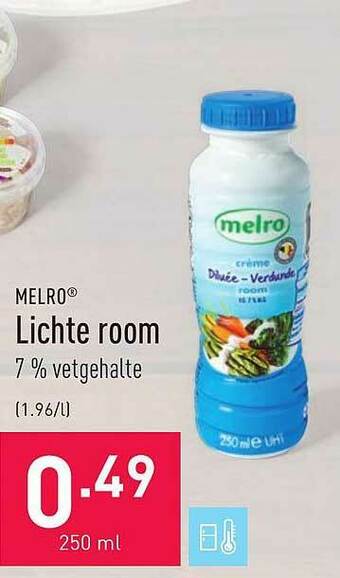 ALDI Lichte Room aanbieding